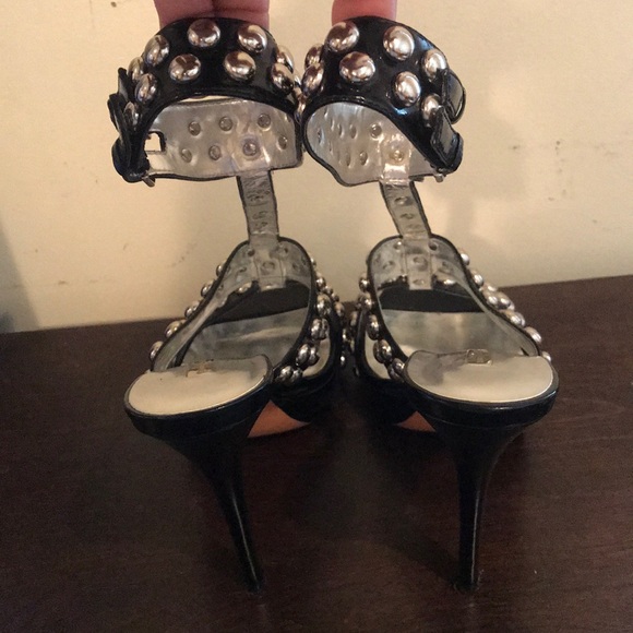 Report Signature Masonic Blk Patent Leather Heels - Picture 3 of 6